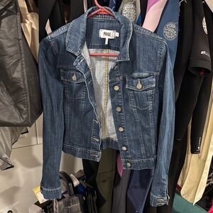 PAIGE Women's Dark Blue Jean Jacket